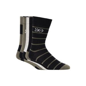 Crosshatch Mens Milato Crew Socks (Pack of 5) / Multicolored